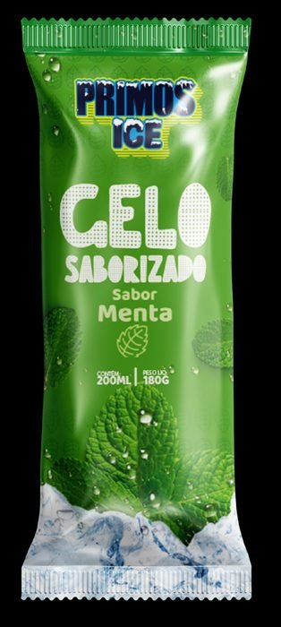 Gelo saborizado sabor menta